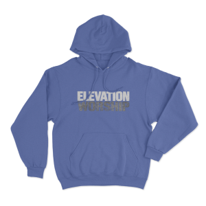 Elevation Worship Unisex Hoodie Blue